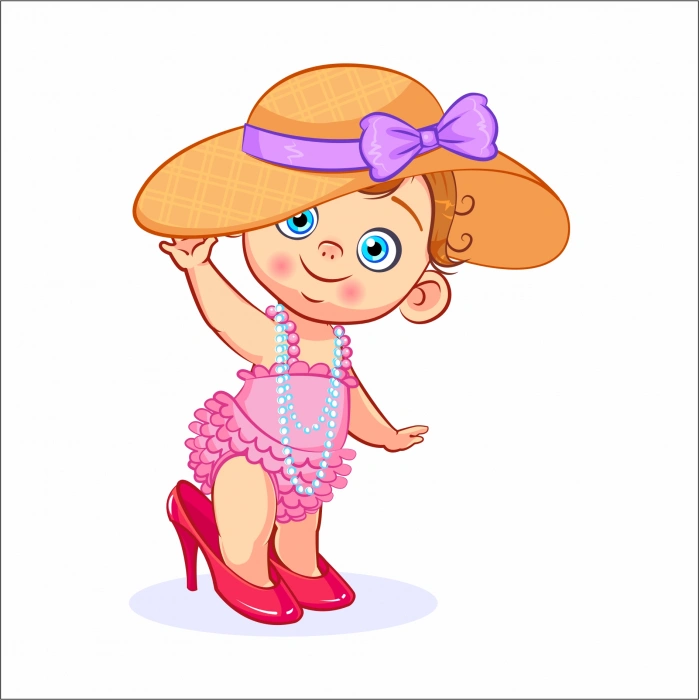 TopukluGiymiş Kız Sticker