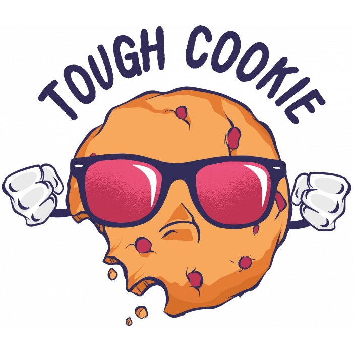 Tough Cookie Sticker 10x10 cmRenkli Sticker