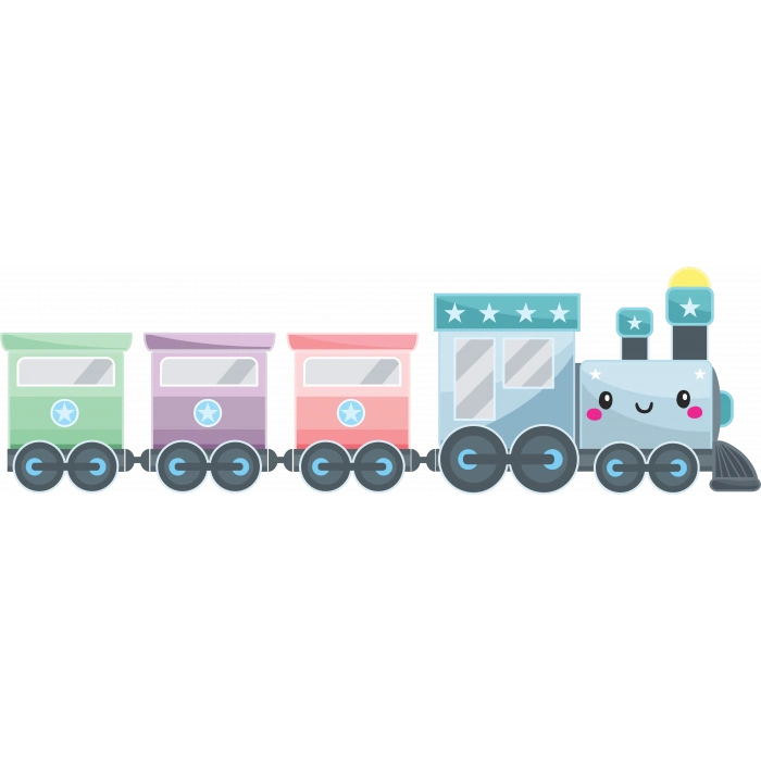 Tren Duvar Stickerı