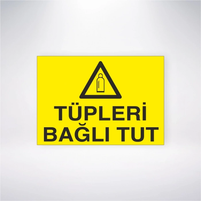 Tüpleri Bağlı Tut Sticker 20X28 Cm