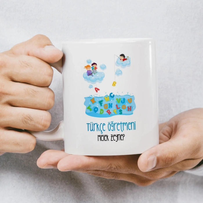 Türkçe Öğretmeni İsme Özel Kupa