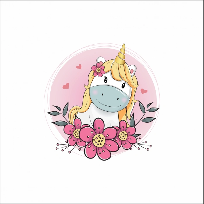 Unicor Çiçekli Sticker