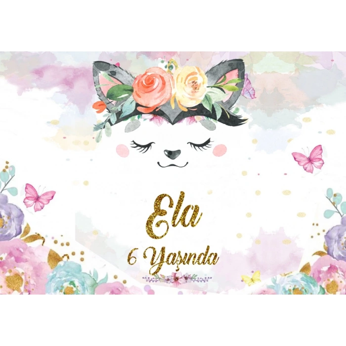 Koala Temalı Doğum Günü Afişi 70X100 cm