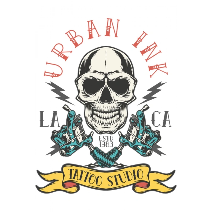 Urban Kurukafa Sticker 10x10 cmRenkli Sticker