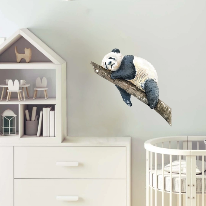 Uyuyan Panda Sticker