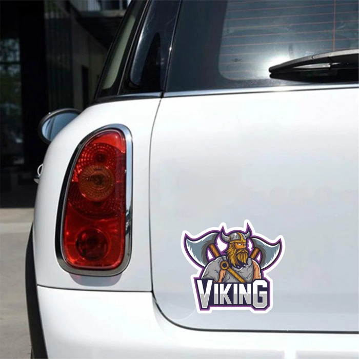 Viking 2 Sticker 10x10 cmRenkli Sticker