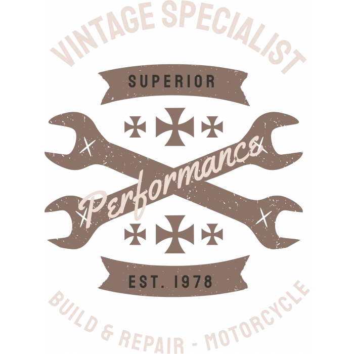 Vintage Specialist Sticker 10x10 cmRenkli Sticker