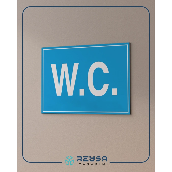 W.C Sticker 20X28 Cm