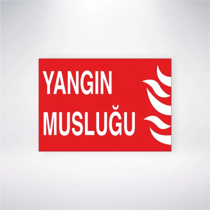 Yangın Musluğu Sticker 20X28 Cm