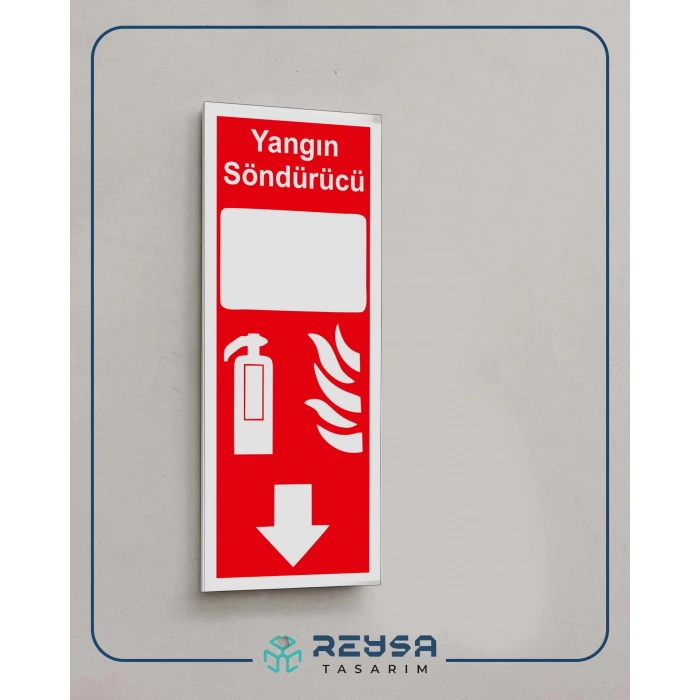 Yangın Söndürücü Sticker 20X28 Cm