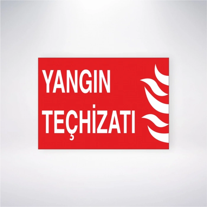 Yangın Teçhizatı Sticker 20X28 Cm