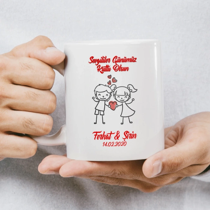 Yapabilseydim Tüm Aşkımı Hediye Kutusuna Koyardım Sevgililer Günü Kupası