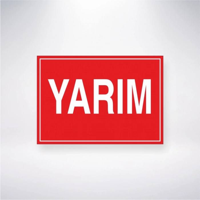 Yarım Sticker 20X28 Cm