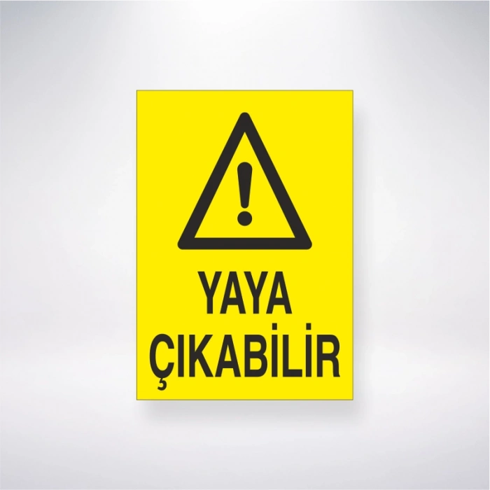 Yaya Çıkabilir Sticker 20X28 Cm
