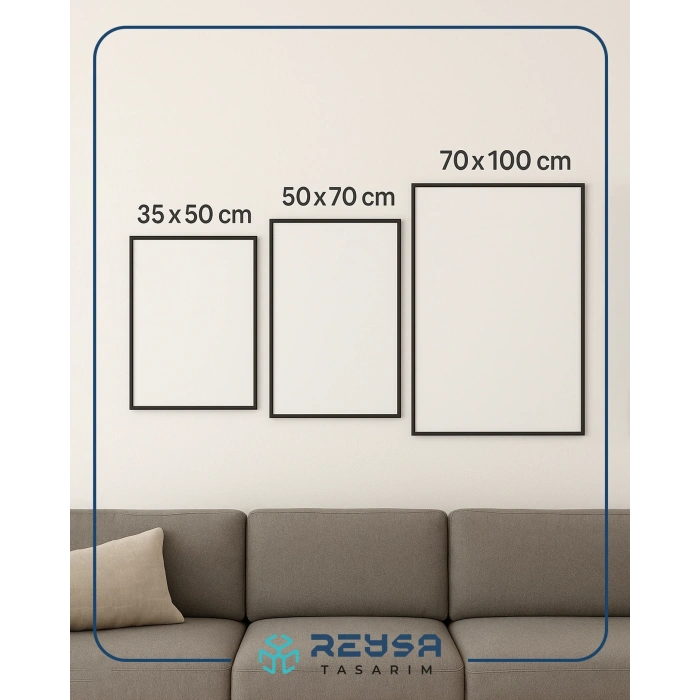 Dünya Haritası Posteri 50x70 cm