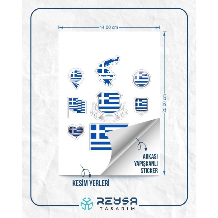 Yunanistan Sticker Set