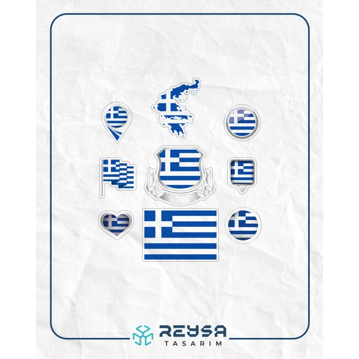 Yunanistan Sticker Set