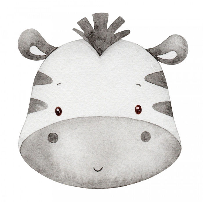 Zebra Kafası Duvar Stickerı