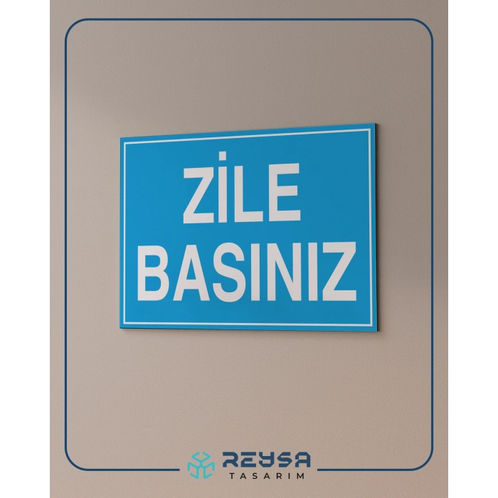 Zile Basınız Sticker 20X28 Cm