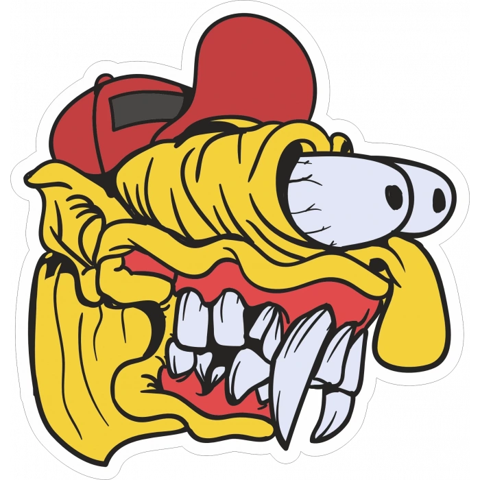 Zombi 10 Sticker 10x10 cmRenkli Sticker