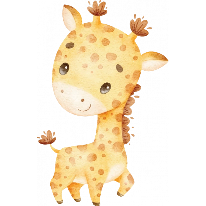 Zürafa Duvar Stickerı