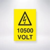 10500 Volt Sticker 20X28 Cm