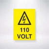 110 Volt Sticker 20X28 Cm