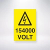 154000 Volt Sticker 20X28 Cm
