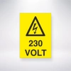 230 Volt Sticker 20X28 Cm