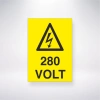 280 Volt Sticker 20X28 Cm