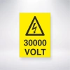 30000 Volt Sticker 20X28 Cm