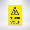 3x400 Volt Sticker 20X28 Cm