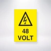48 Volt Sticker 20X28 Cm