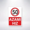50 Azami Hız Sticker 20X28 Cm