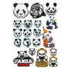 Panda Sticker Set -2 15 Parça Telefon, Tablet, Defter, Laptop Sticker