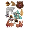 Ayı Bear Sticker Set-3 11 Parça Telefon, Tablet, Defter, Laptop Sticker