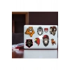 Agresif Hayvanlar Sticker Set-1 11 Parça Telefon, Tablet, Defter, Laptop Sticker