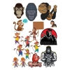 Maymun Sticker Set-2 13 Parça Telefon, Tablet, Defter, Laptop Sticker