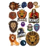 Aslan Kral Sticker Set 11 Parça Telefon, Tablet, Defter, Laptop Sticker