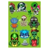 Uzaylı Sticker Set-1 12 Parça Telefon, Tablet, Defter, Laptop Sticker