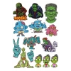Zombie Canavarlar Sticker Set-1 14 Parça Telefon, Tablet, Defter, Laptop Sticker