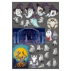 Sevimli Hayalet Sticker Set 28 Parça Telefon, Tablet, Defter, Laptop Sticker