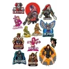 Savaşçı Kadın Sticker Set-1 12 Parça Telefon, Tablet, Defter, Laptop Sticker