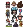 Goril Sticker Set-2 15 Parça Telefon, Tablet, Defter, Laptop Sticker