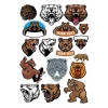 Ayı Sticker Set-17 13 Parça Telefon, Tablet, Defter, Laptop Sticker