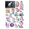 Unicorn Sticker Set 11 20 Parça Telefon, Tablet, Defter, Laptop Sticker