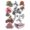 Motorcu ve Motor Sitcker Set 15 Parça Telefon, Tablet, Defter, Laptop Sticker