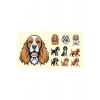 Süslü Köpek Sticker Set
