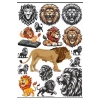 Kızgın Aslan Sticker Set 3