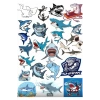Köpek Balığı Sticker Set 1